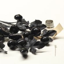 Black Glossy Vintage Raisins Spray